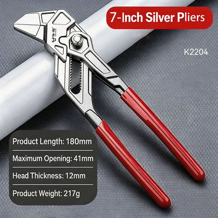 Auto-Lock Quick-Adjust Water Pump Pliers