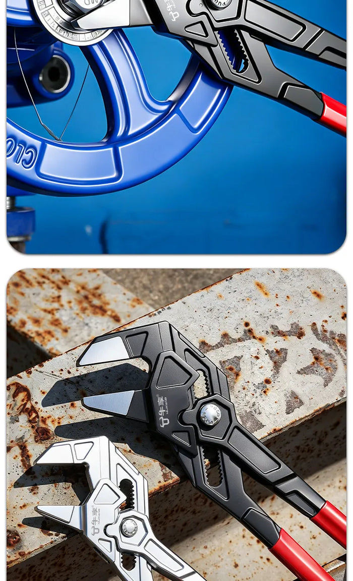 Auto-Lock Quick-Adjust Water Pump Pliers