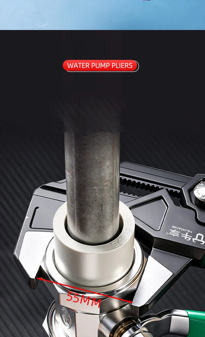 Auto-Lock Quick-Adjust Water Pump Pliers