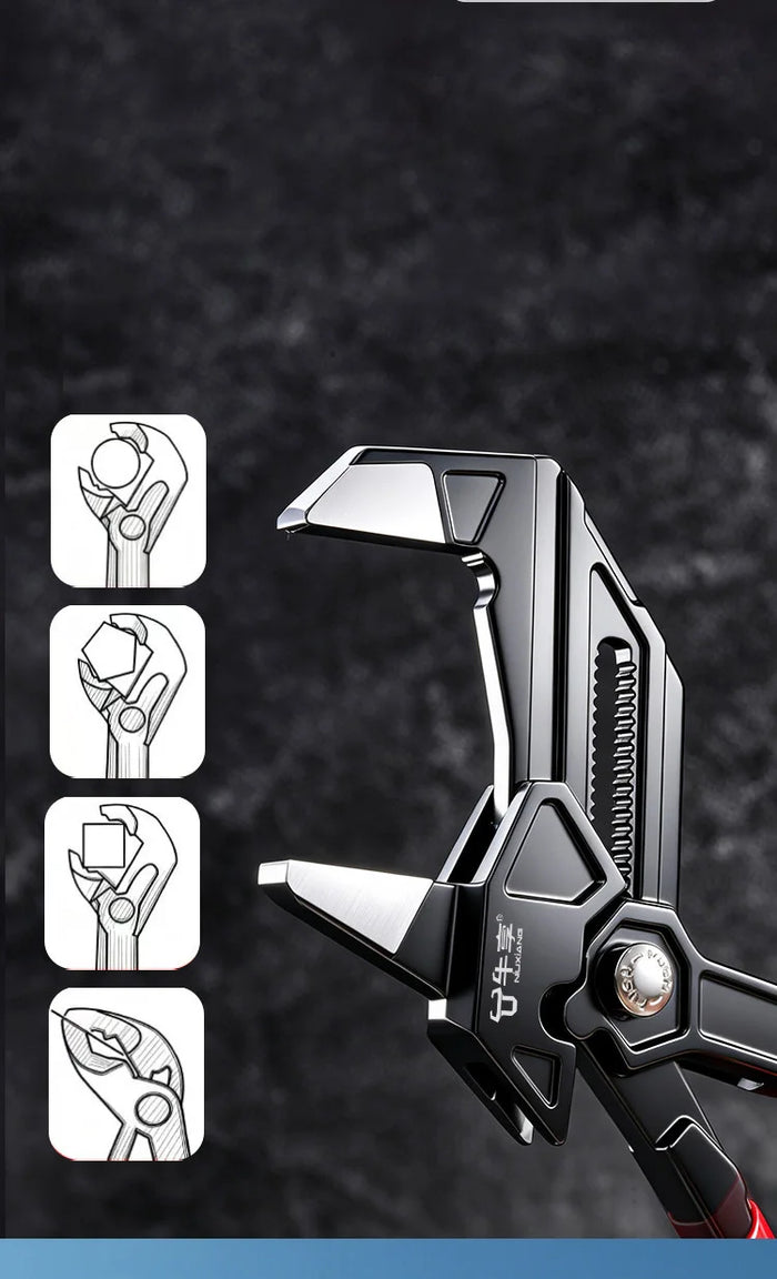 Auto-Lock Quick-Adjust Water Pump Pliers