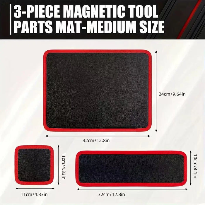 Magnetic Tool Tray Mat (3-Piece Set)