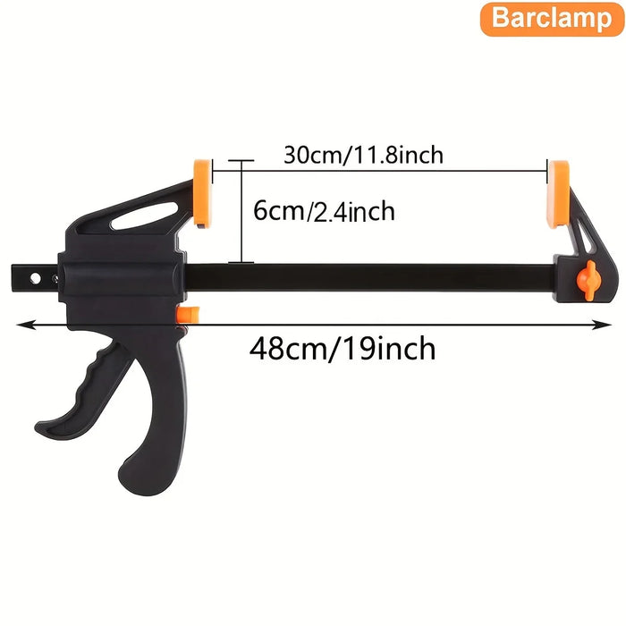 One-Handed Quick-Grip Bar Clamp