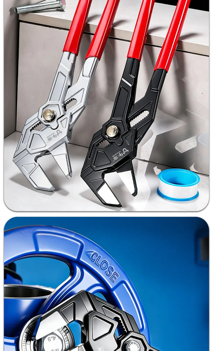 Auto-Lock Quick-Adjust Water Pump Pliers