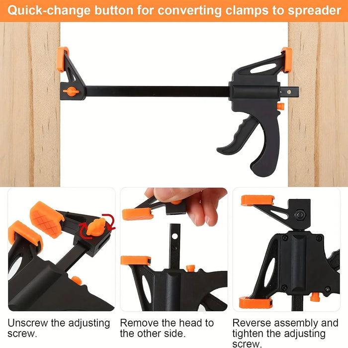 One-Handed Quick-Grip Bar Clamp